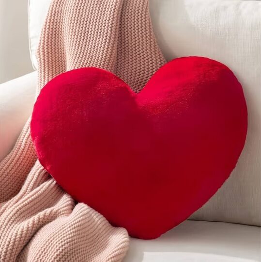 Red heart - pillow 23 cm