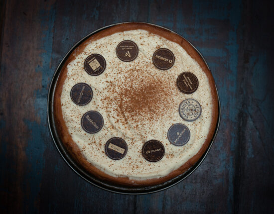 8 cm chocolate rings for cakes - Personalized