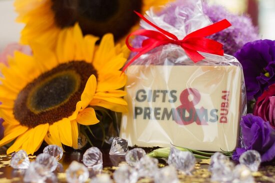 8.3 x 12.3 cm, Personalized Corporate Logo Chocolate in a Bag with Ribbon, for Events, Exhibitions