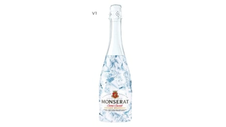 Gāzēts aromatizēts vīna dzēriens MONSERAT ICE EDITION, pussalds