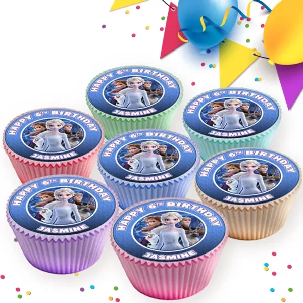 5.5 cm chocolate rings for cakes - Personalized