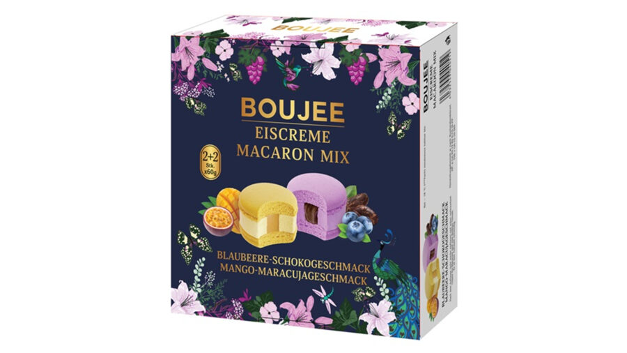 Ice Cream Biscuits Macaroons Boujee Blueberry-Mango 1 pcs x 60 g