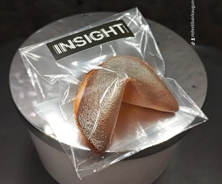 Painted Fortune Cookies with Logo on the Package