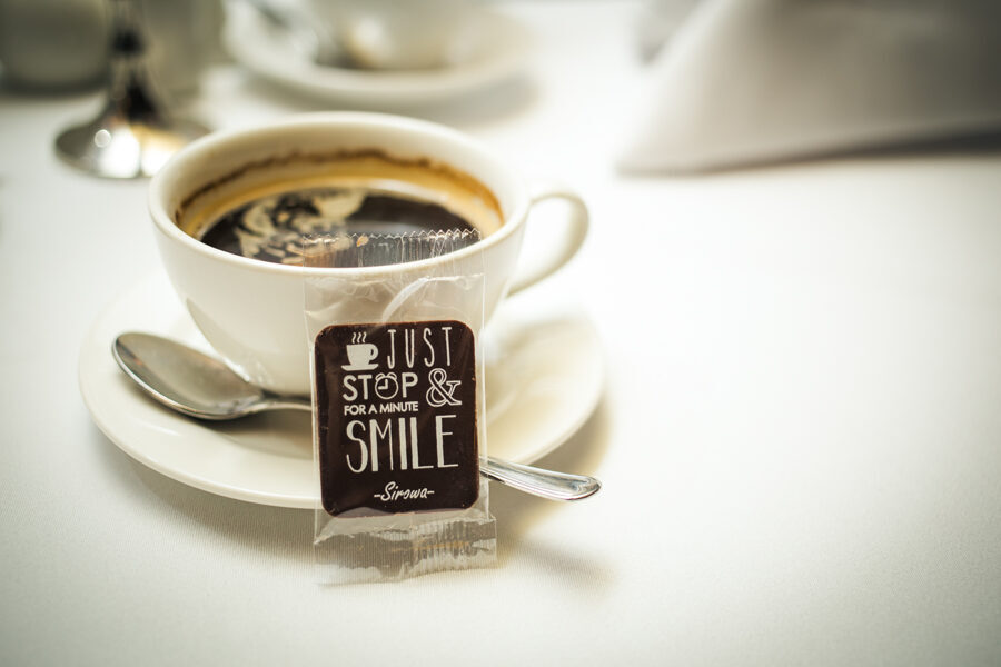 4.5 x 3.7 cm, Personalized Corporate Logo Chocolate for Coffee, Events, Exhibitions