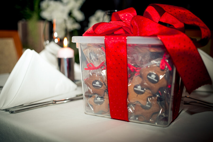 Personalised Corporate Christmas Chocolate Gift - Gingerbread Box