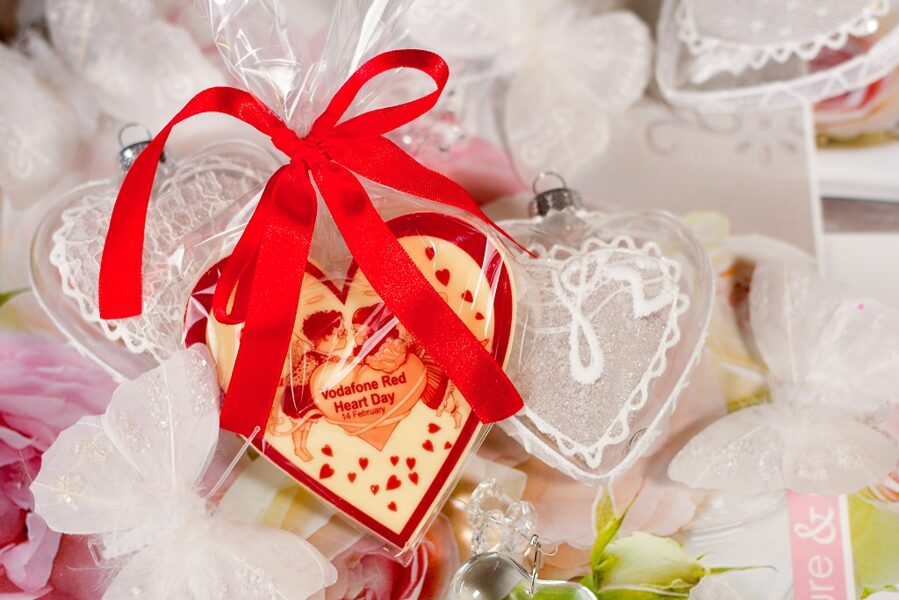 Vodafone Chocolate Heart 9 cm
