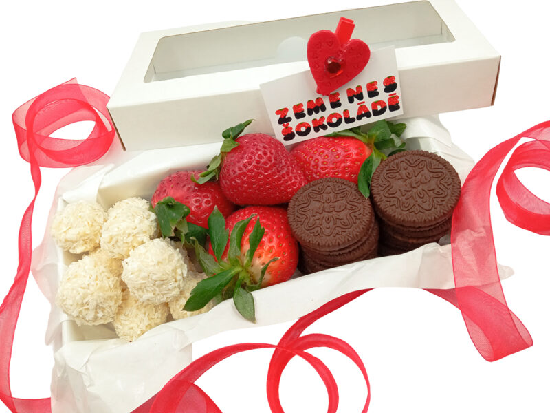Strawberries and sweets box